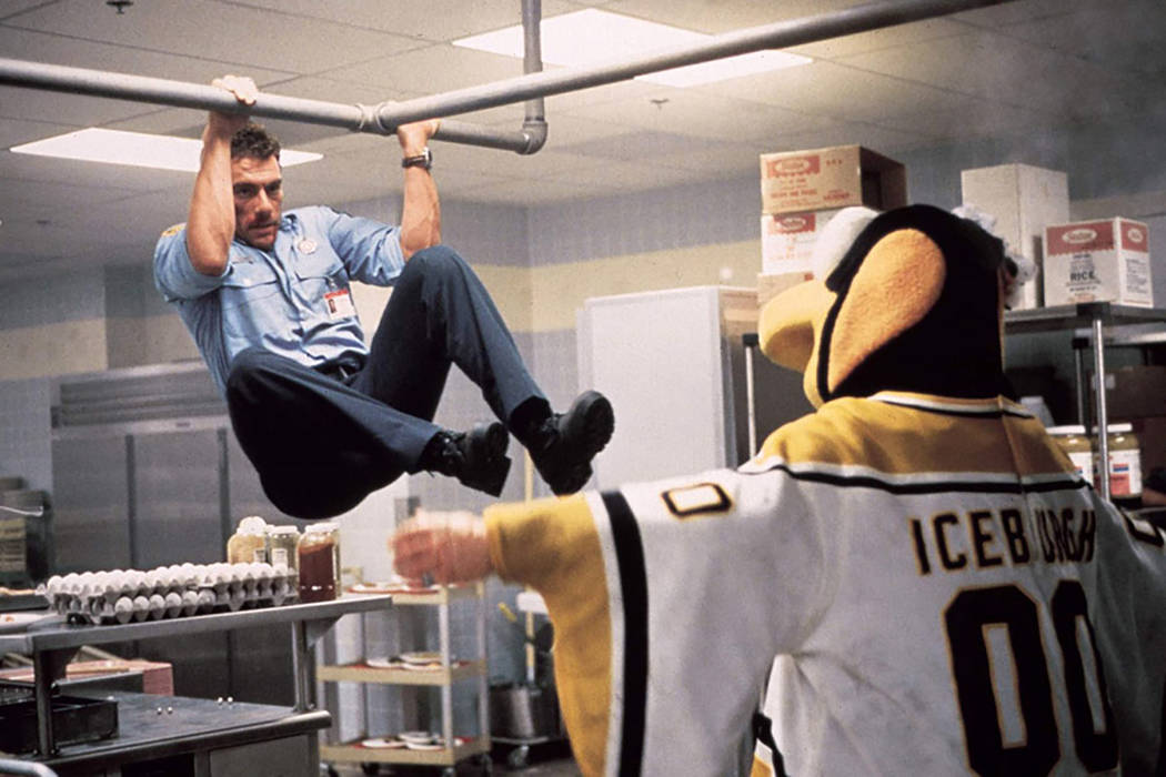 Jean-Claude Van Damme works overtime in "Sudden Death." (Universal Pictures)