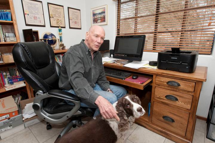 Author H. Lee Barnes poses in Las Vegas in this file photo. Jerry Henkel/Las Vegas Review-Journal