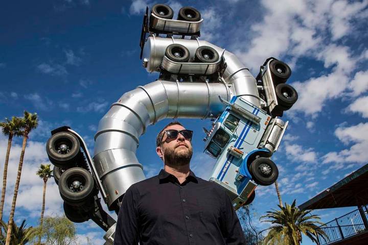 Dan Krohmer, chef/owner of Other Mama, at Fergusons Downtown where he is planning to renovate the motel into two new restaurants on Wednesday, Feb. 27, 2019, in Las Vegas. (Benjamin Hager Review-J ...