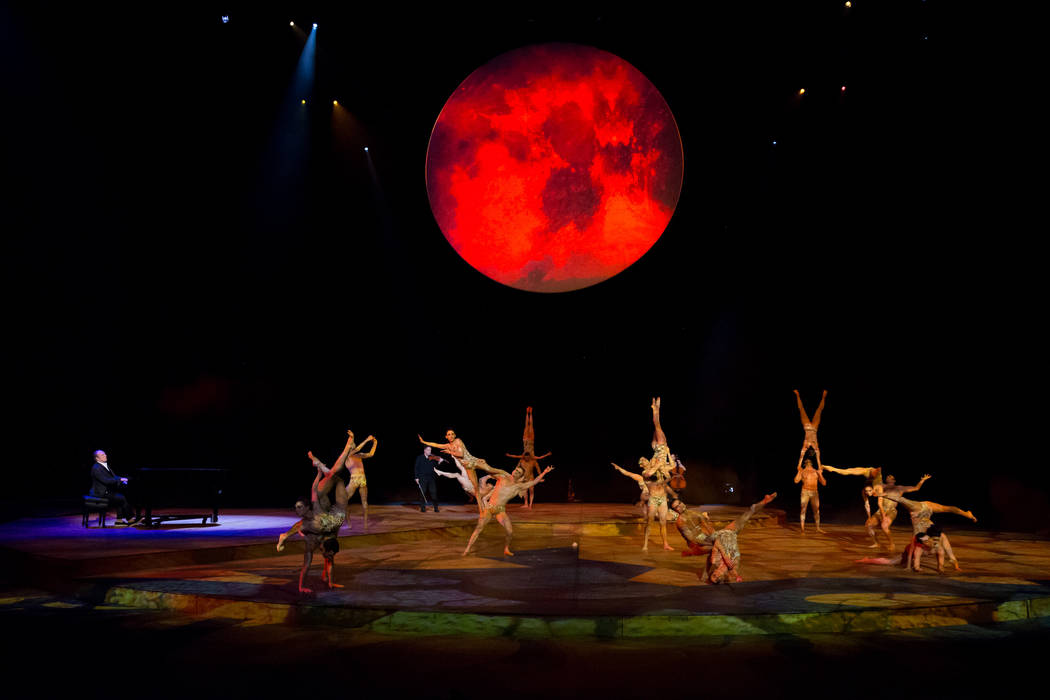 A scene from "One Night For One Drop," held at O Theater at the Bellagio on Friday, March 8, 2019. (Erik Kabik Photography)