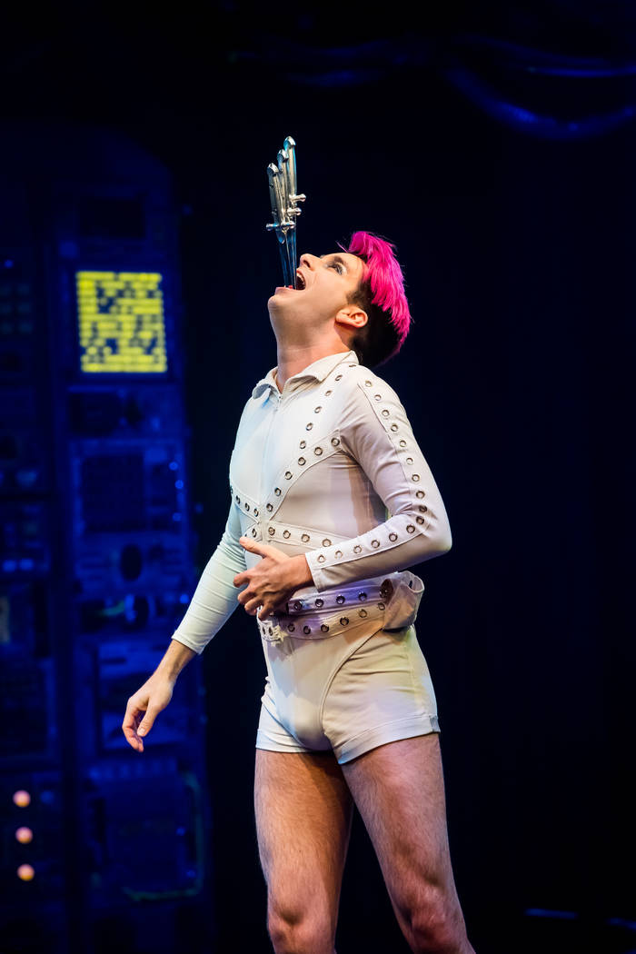 Todd Vader is shown during the first anniversary of "Opium" at the Cosmopolitan of Las Vegas on Tuesday, March 12, 2019. (Erik Kabik)