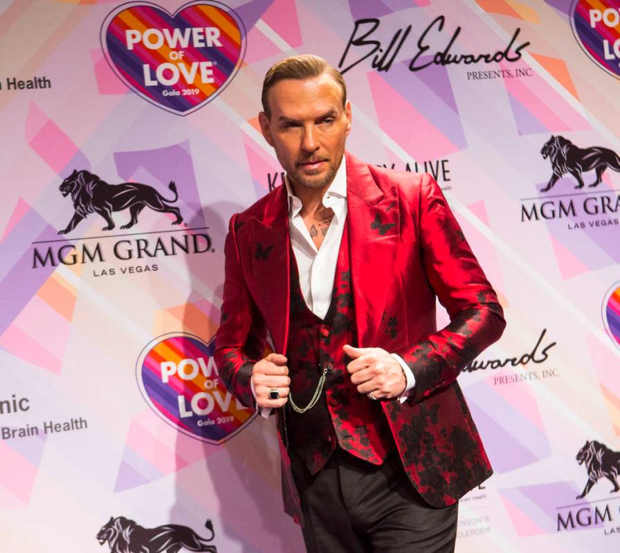 Matt Goss poses on the red carpet for Keep Memory Alive's 23rd annual Power of Love gala, raising money for Cleveland Clinic Lou Ruvo Center for Brain Health's programs and services, at the MGM Gr ...