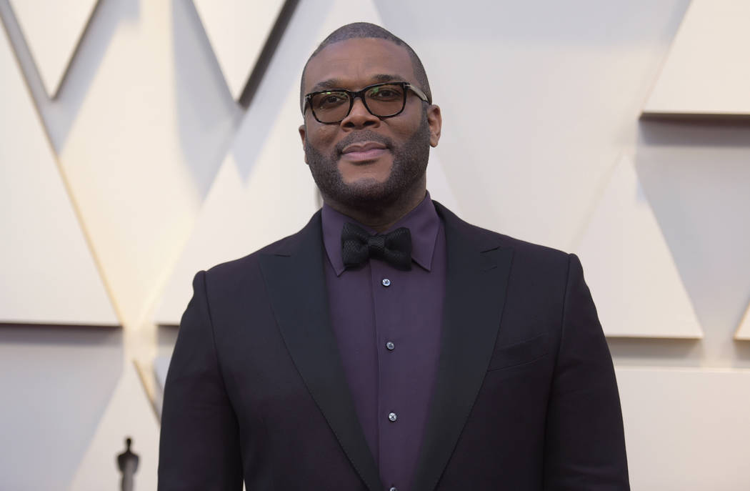 In this Feb. 24, 2019 file photo, Tyler Perry arrives at the Oscars at the Dolby Theatre in Los Angeles. (Richard Shotwell/Invision/AP, File)