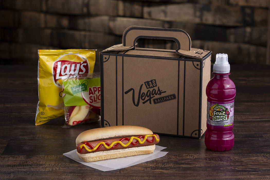 Hungry Hotshots meals for kids will be $7. (Las Vegas Ballpark/The Howard Hughes Corp.)