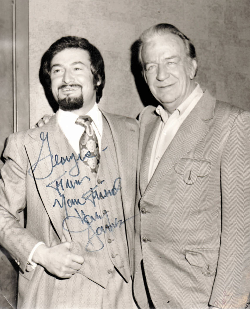 Georges LaForge with Harry James in an undated photo (Diana LaForge)