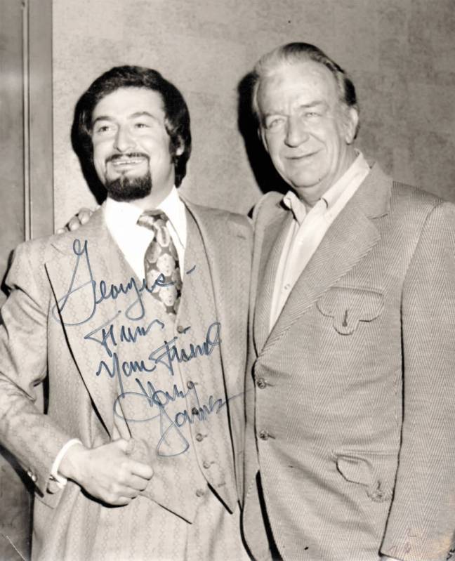 Georges LaForge with Harry James in an undated photo (Diana LaForge)