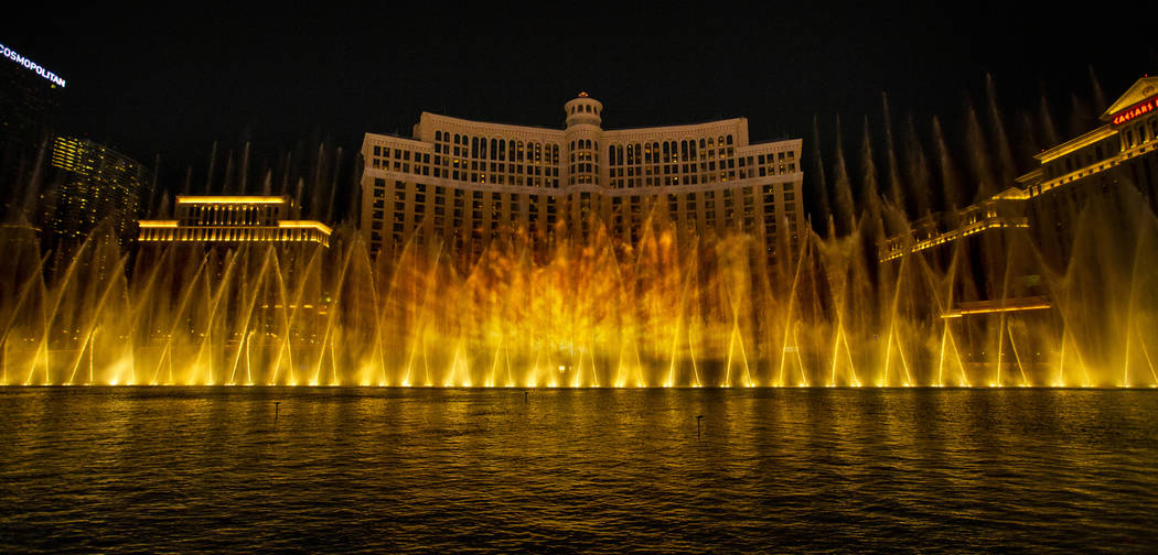 Fire erupts during the debut of the new water show based on "Game of Thrones" at the ...