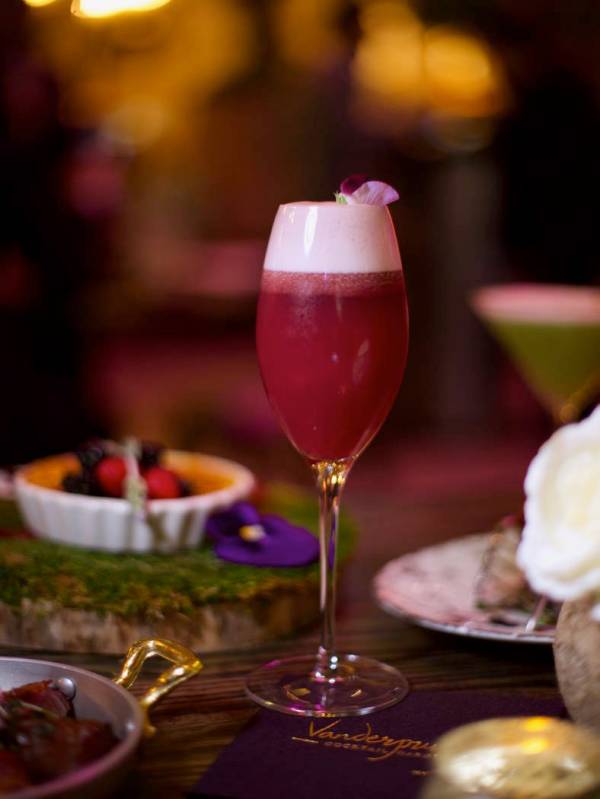 The "Please Her Caesar" cocktail at Vanderpump Cocktail Garden at Caesars Palace. (Caesars Ente ...