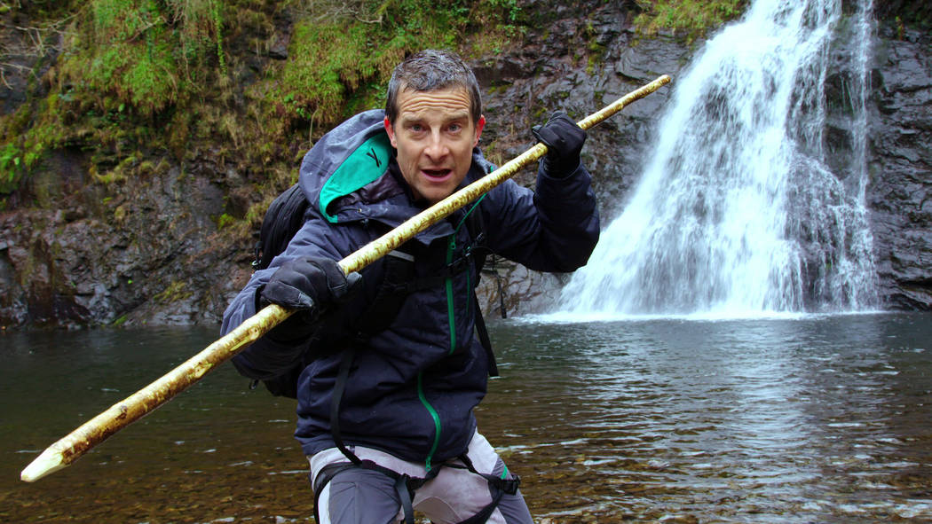 Bear Grylls in "You vs. Wild" (Netflix)