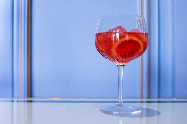 Blood Orange cocktail at Sadelle's (Jenn Smulo)