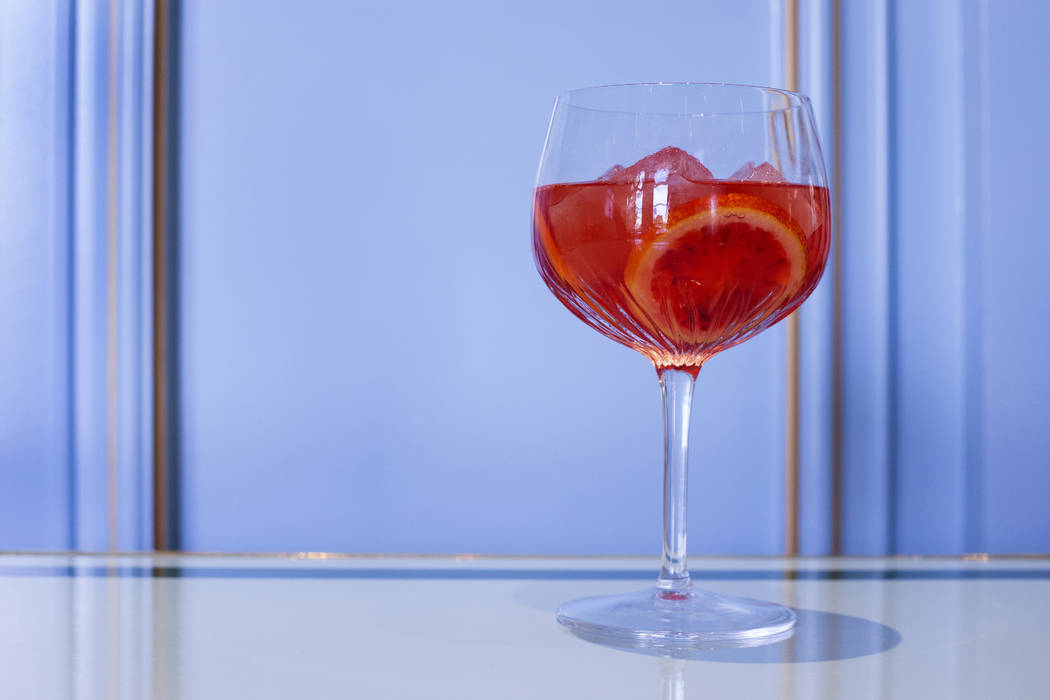 Blood Orange cocktail at Sadelle's (Jenn Smulo)