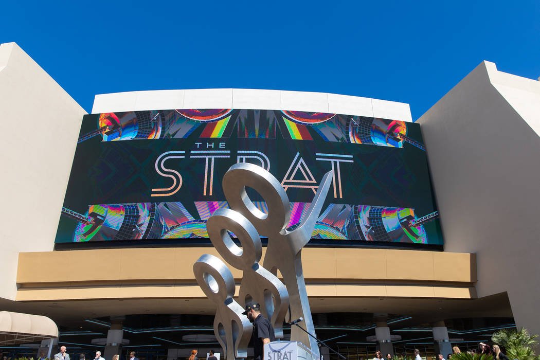 "Look!" at The Strat on April 18, 2019. (Ray Alamo)