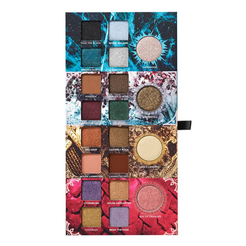 This product image released by HBO shows Urban Decay’s new makeup collection inspired by ...
