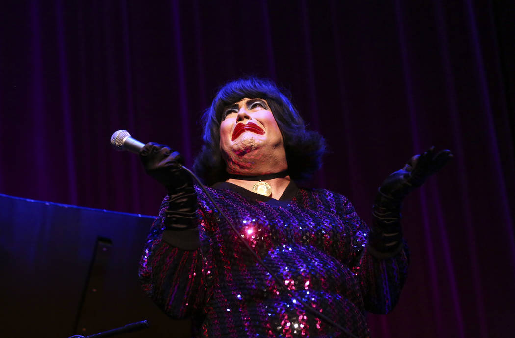 Dina Martina performs during "UPROAR," the finale event of the Believer Festival, at ...