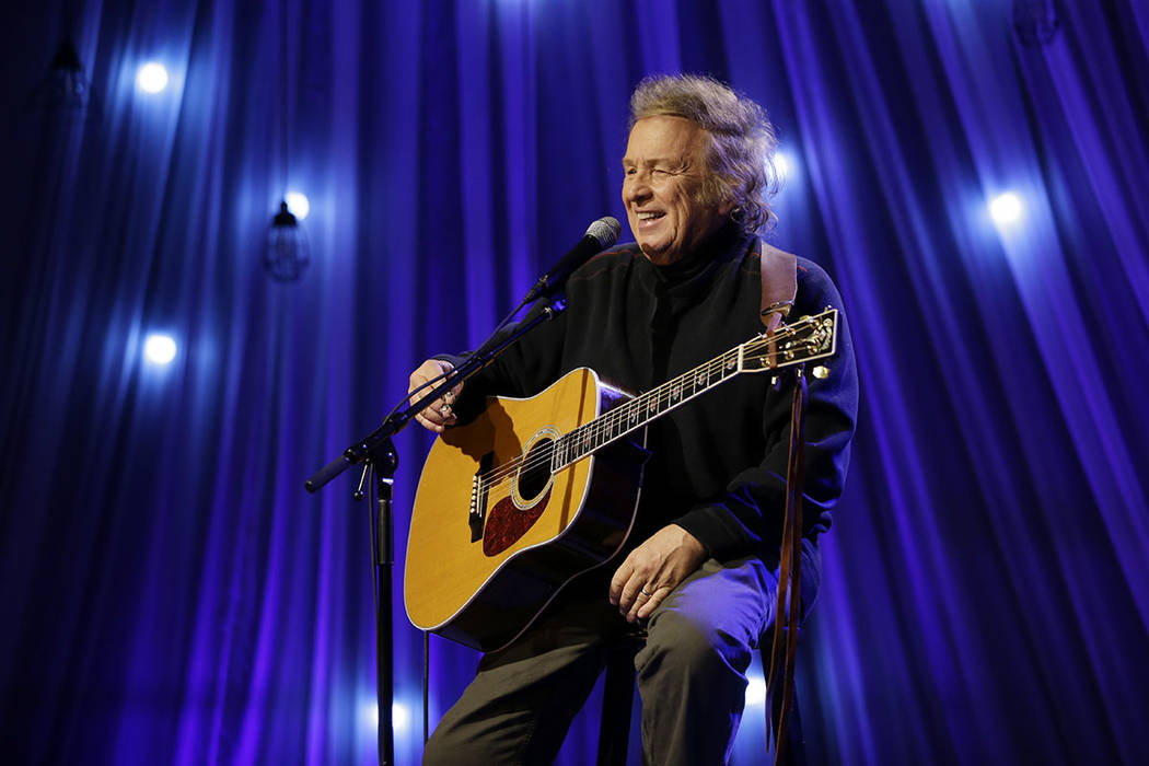 Don McLean performs during a taping of Dolly Parton's Smoky Mountain Rise Telethon Tuesday, Dec ...