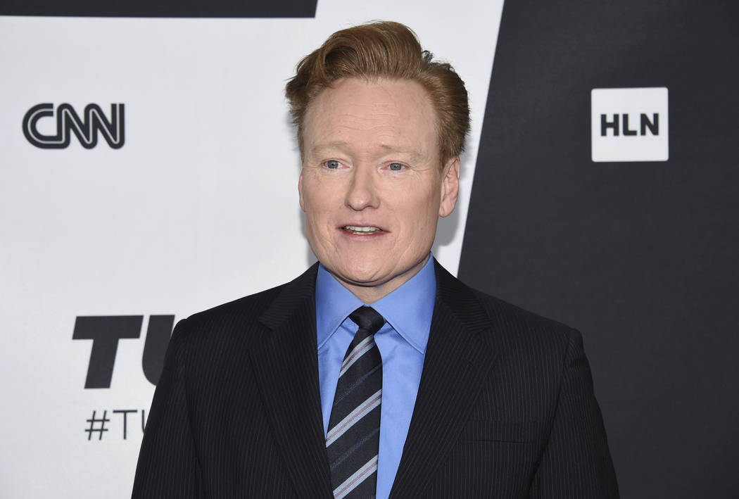 FILE - This May 16, 2018 file photo shows Conan O'Brien at the Turner Networks 2018 Upfront in ...