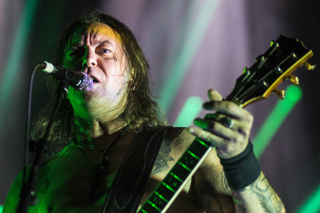 Matt Pike of High on Fire performs at The Joint during the Psycho Las Vegas music festival at t ...