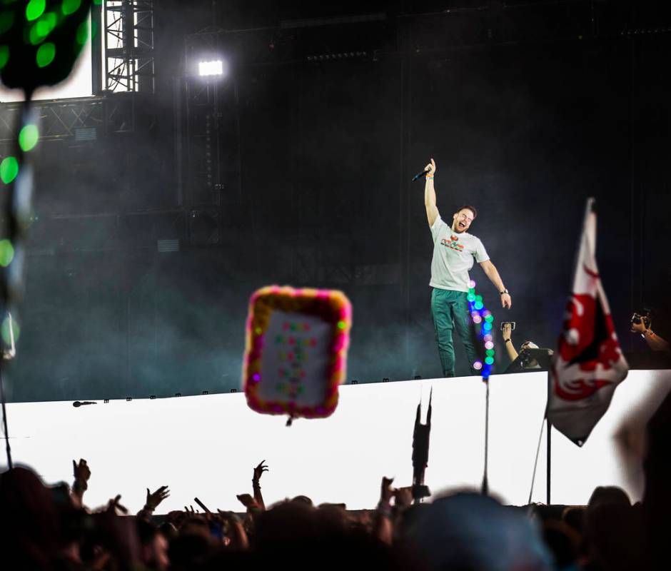 Nitti Gritti performers at the Circuit Grounds stage during day two of Electric Daisy Carnival ...