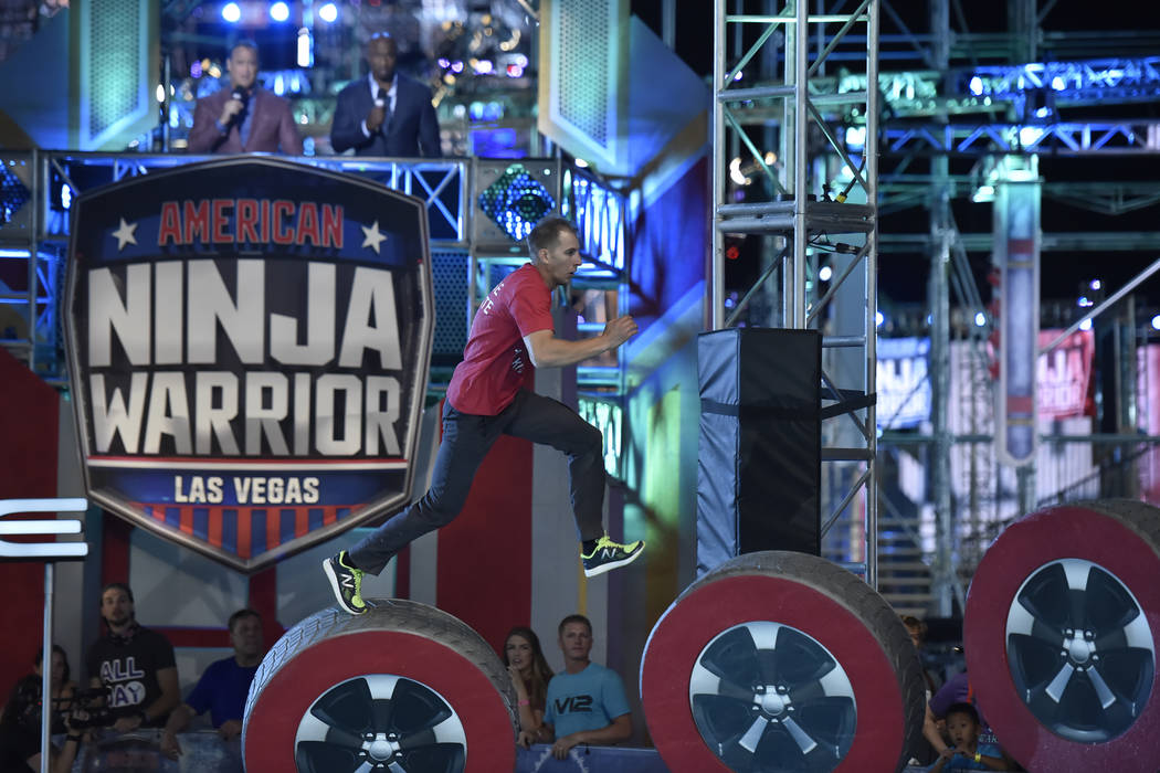 AMERICAN NINJA WARRIOR -- "Las Vegas Finals Night 2" Episode 1014 -- Pictured: Kenny ...