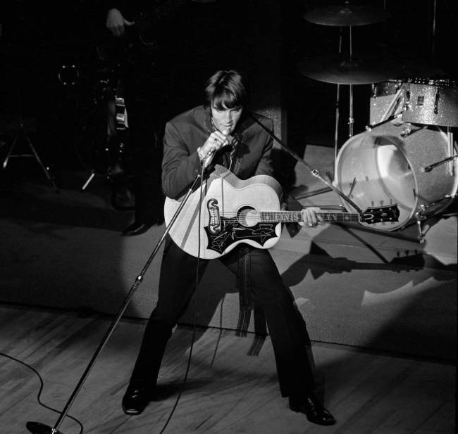 ONE TIME USE ONLY JUL21, 2019 Elvis performs at the International July 31, 1969, in Las Vegas. ...