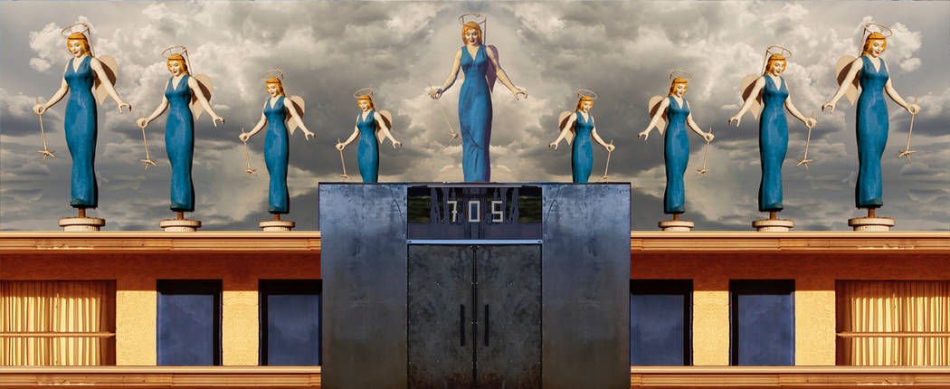 The art installation 'A Phalanx of Angels Ascending.’ Courtesy