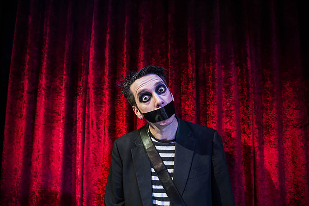 Sam Wills, aka Tape Face, an America's Got Talent Season 11 finalist, recently started his resi ...