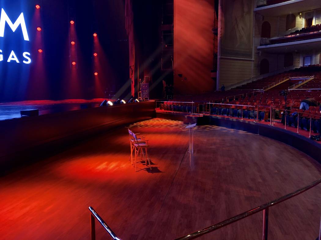 A look at the new general-admission section of the Colosseum at Caesars Palace on Wednesday, Se ...