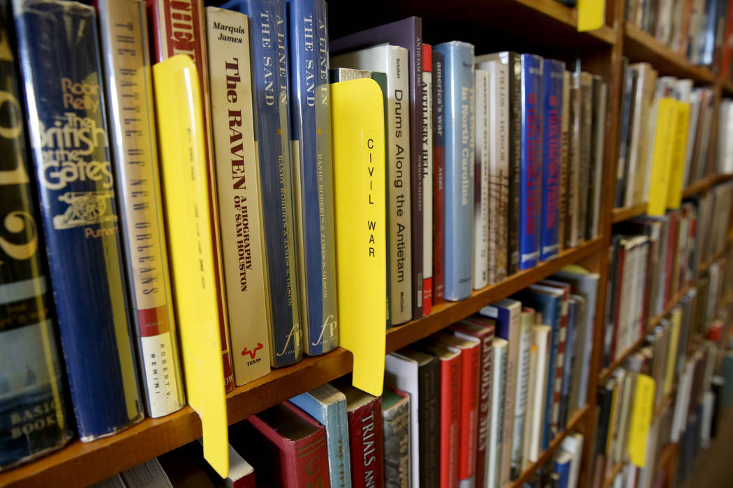 Amber Unicorn Books at 2101 S. Decatur Blvd. in Las Vegas, Thursday, Sept. 5, 2019. (K.M. Canno ...
