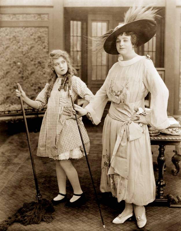 (Original Caption) "Our Mary" Impersonates Julian Eltinge. It is no particularly easy ...
