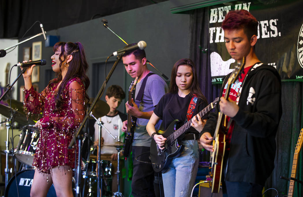 The band Piece of Mind performs during the 2nd Annual Fall into the Blues Festival & Fundra ...