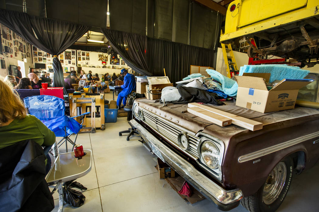 Legendary blues piano player and singer Leon Blue performs during the 2nd Annual Fall into the ...