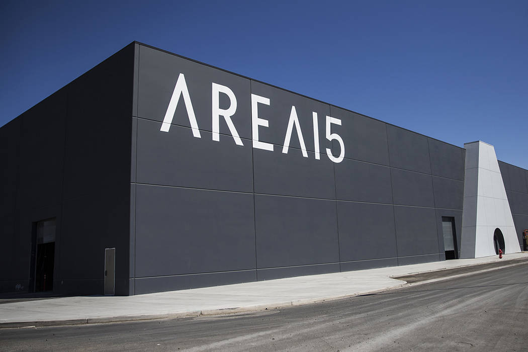 Area15 retail and entertainment complex on Tuesday, Sept. 24, 2019, in Las Vegas. (Benjamin Hag ...