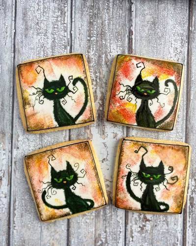 Hand-painted cookies at Aria Patisserie. (MGM Resorts International)