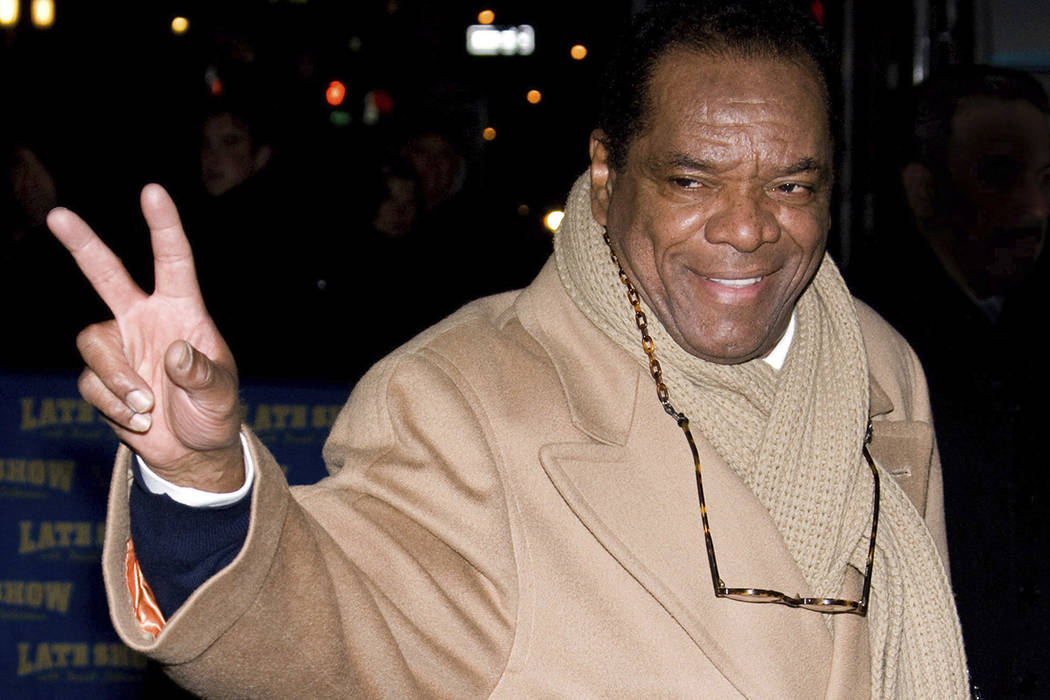 In this Dec. 21, 2009, file photo, John Witherspoon leaves a taping of "The Late Show with Davi ...