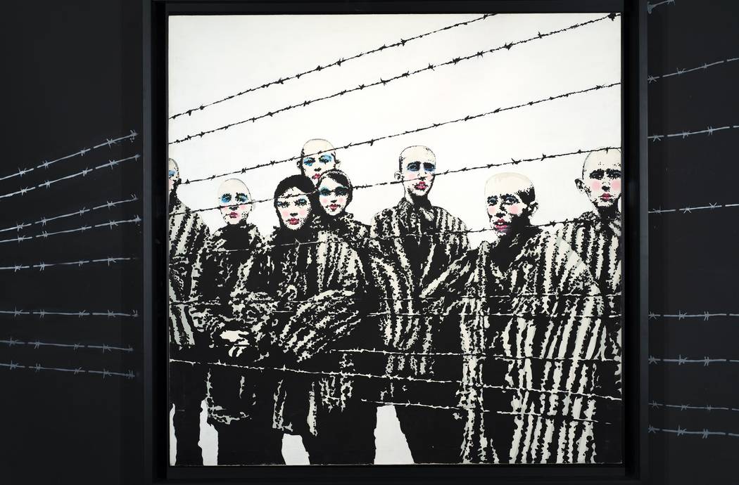 "Holocaust Lipstick" is one of the Bansky works in the exhibit. ("Banksy: Genius or Vandal?")