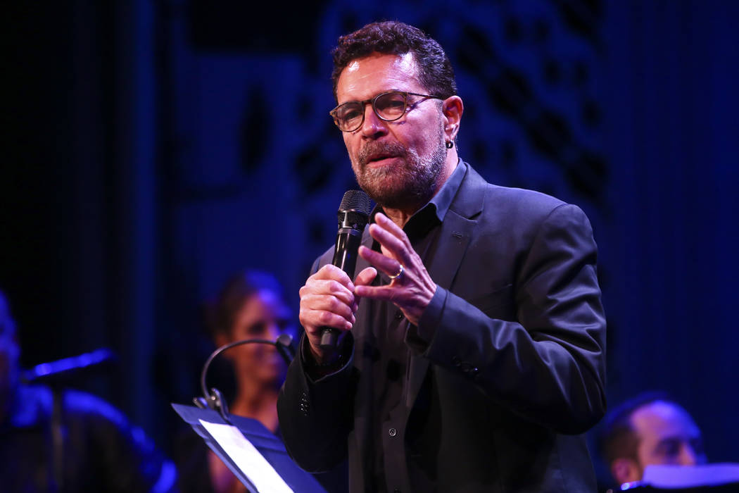 Clint Holmes during the Composers Showcase of Las Vegas at The Smith Center's Cabaret Jazz in L ...
