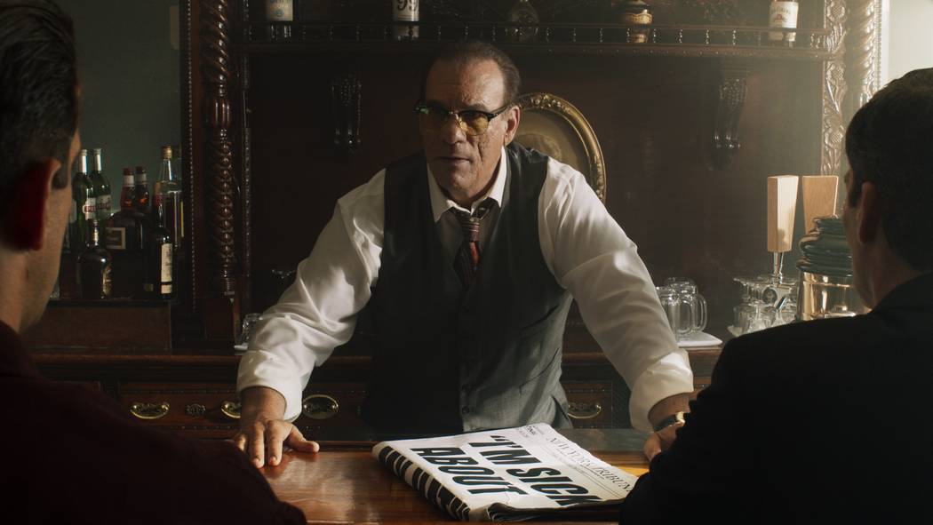 Robert Davi is shown portraying mobster Vito Genovese in "Mob Town," which premiered at The Mob ...