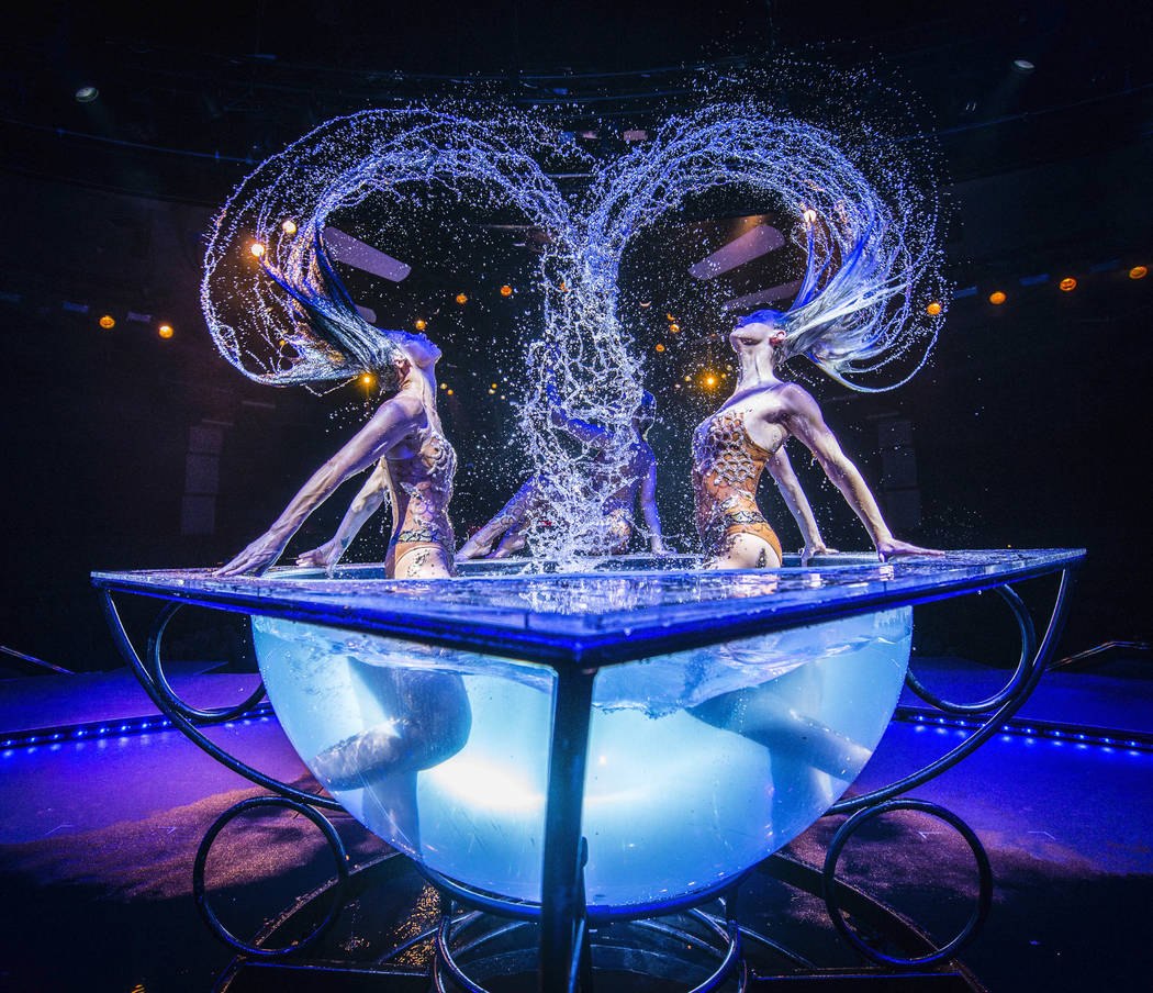 A scene from "Wow" is shown at the Rio. The show celebrated its 1,000th performance on Tuesday, ...