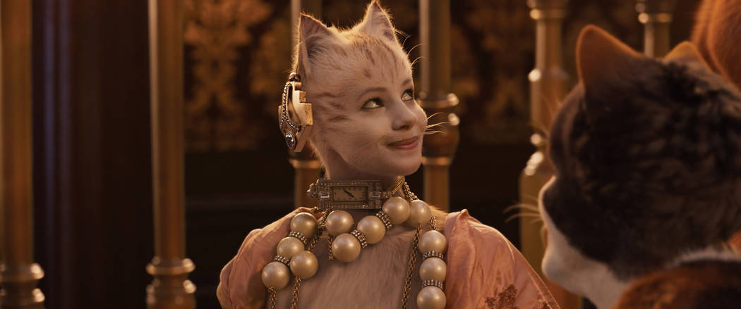 Francesca Hayward as Victoria in "Cats," co-written and directed by Tom Hooper. (Univ ...