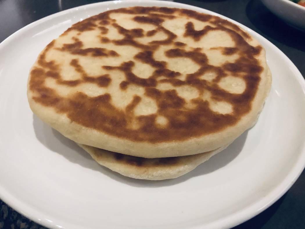 The bing bread is a signature feature of Majordomo Meat & Fish. (Al Mancini, Las Vegas Review-J ...