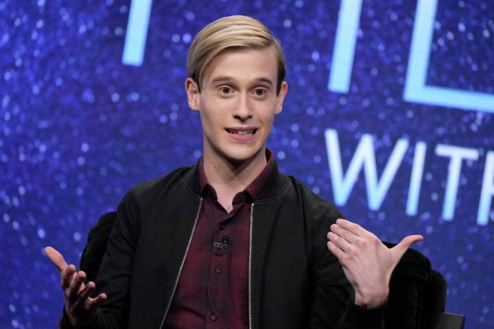 Tyler Henry participates in the E! network's "Hollywood Medium with Tyler Henry" pane ...