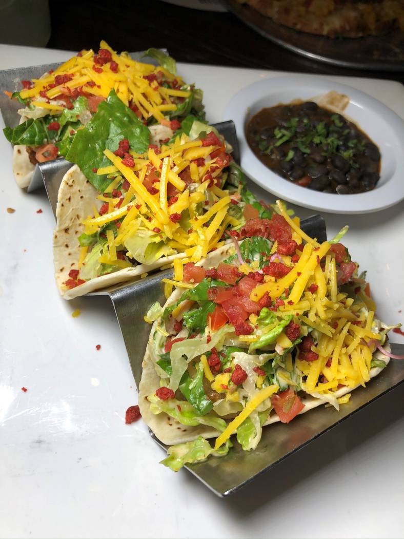 Tempura avocado tacos. (VegeNation)