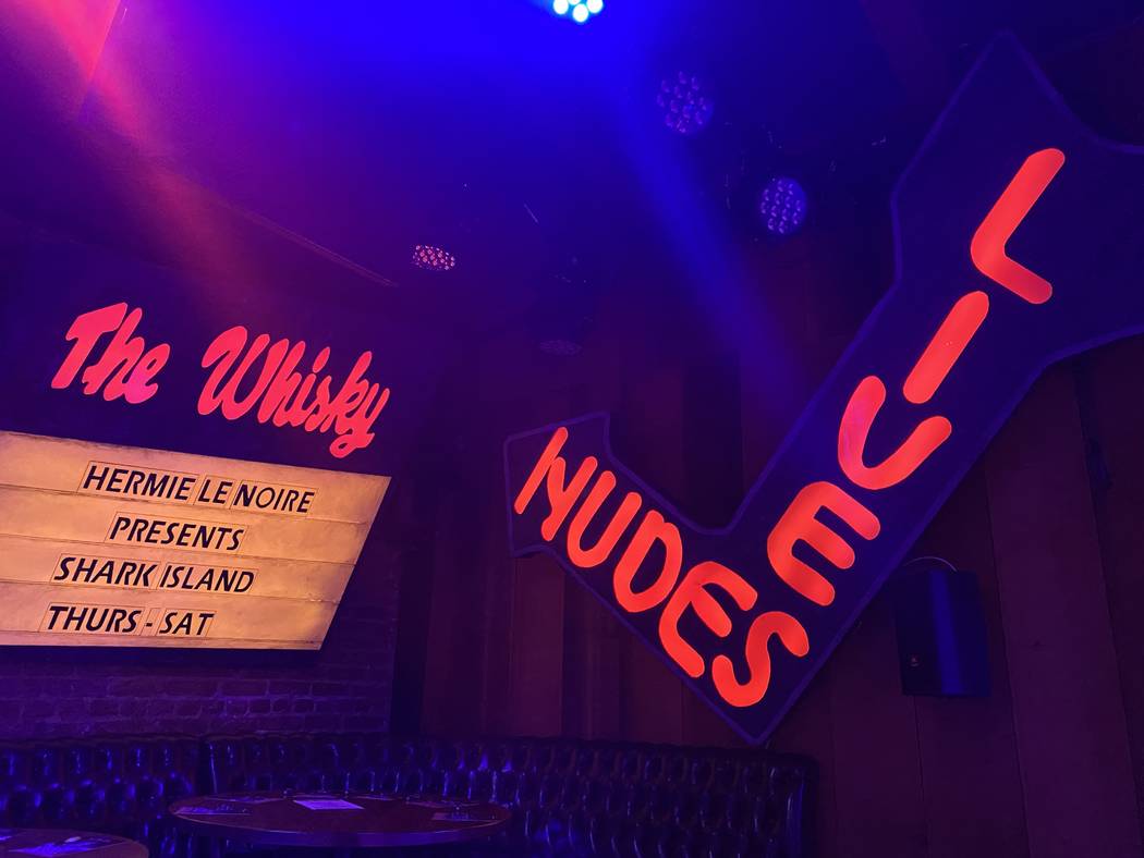 A look inside the Bourbon Room, home of "Rock of Ages," in Hollywood on Wednesday, Jan. 15, 202 ...