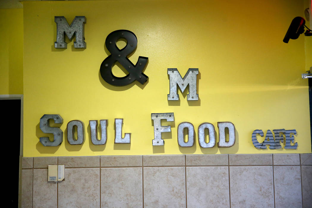 M&M Soul Food at 3923 W. Charleston Blvd. in Las Vegas Tuesday, Jan. 21, 2020. After a year ...