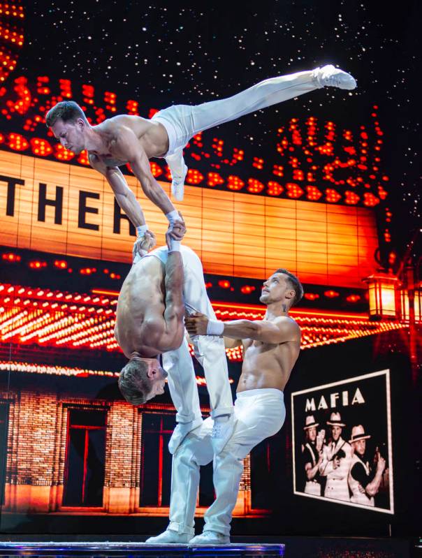 A scene from "Extravaganza -- The Las Vegas Spectacular," which opens at Jubilee Theater at Bal ...