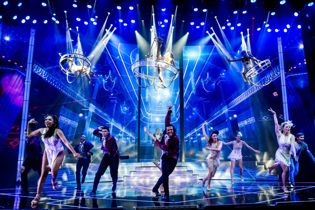 A scene from "Extravaganza -- The Las Vegas Spectacular," which opens at Jubilee Theater at Bal ...