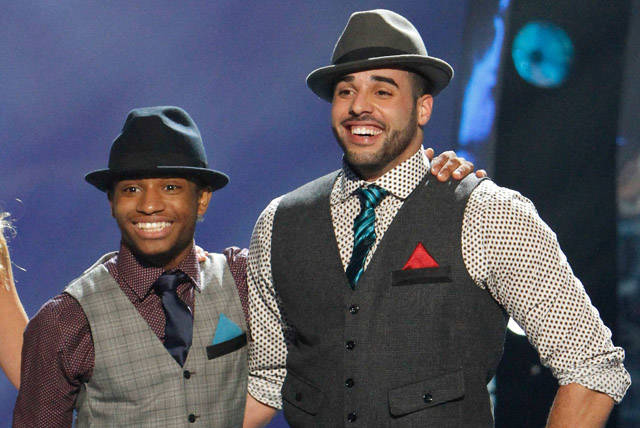 DuShaunt “Fik-Shun” Stegall, left, beat out fellow Las Vega Aaron Turner to take the top pr ...
