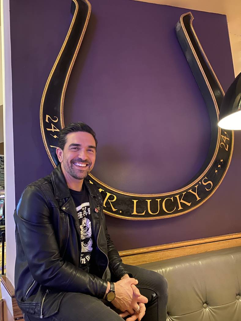 Beau Dobney, the artist relations and exhibit coordinator, at Hard Rock Hotel, is shown on Wedn ...