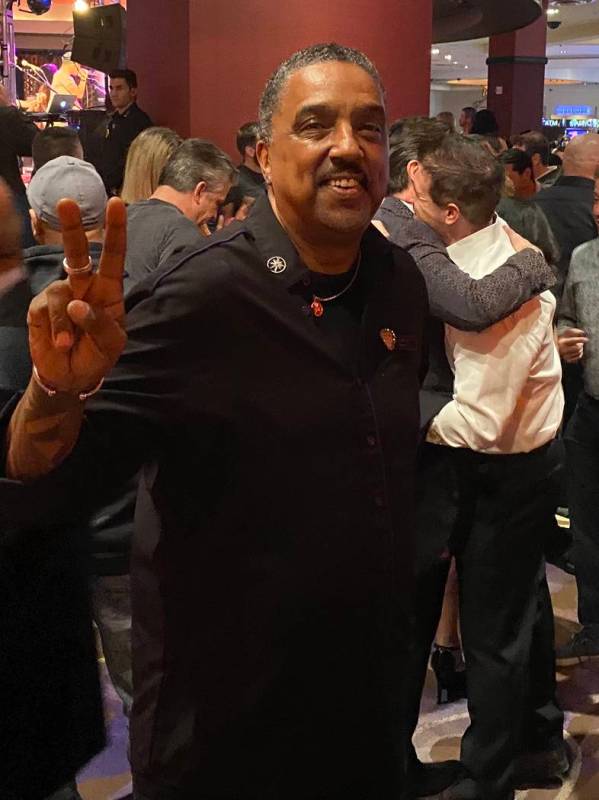 Bartender Bernard Dixon, a Hard Rock Hotel employee since the hotel opened in 1995, is shown at ...