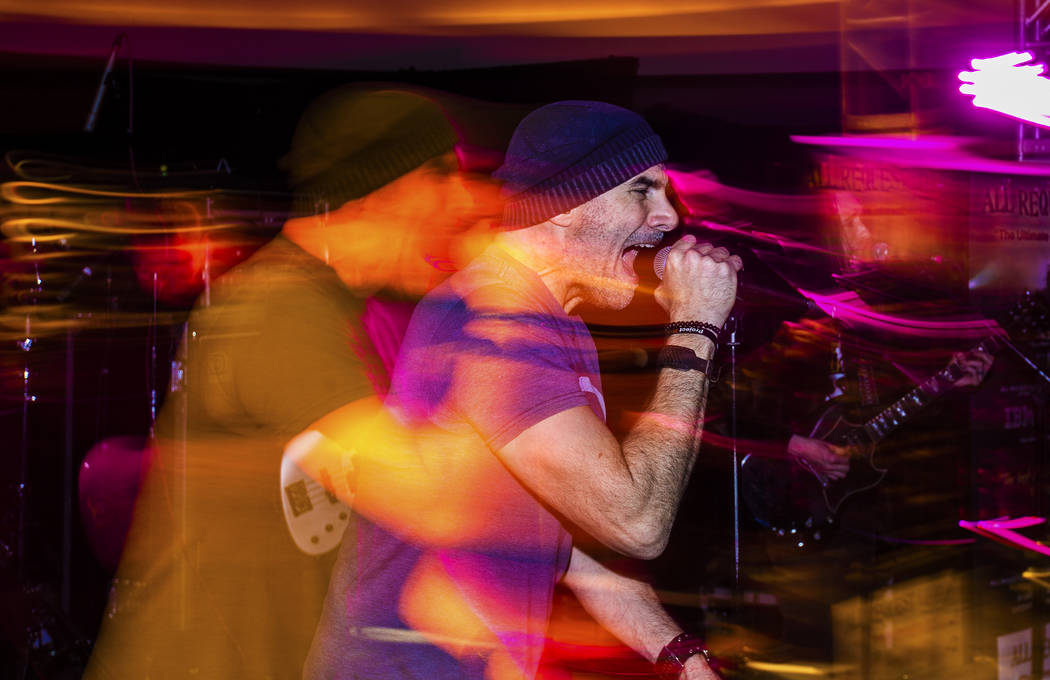 All Request Live performs during an event to say goodbye to the Hard Rock Hotel on Saturday, Fe ...